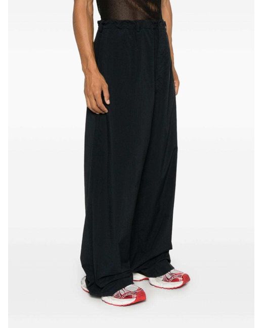 Balenciaga Black Straight-Leg Pants for men