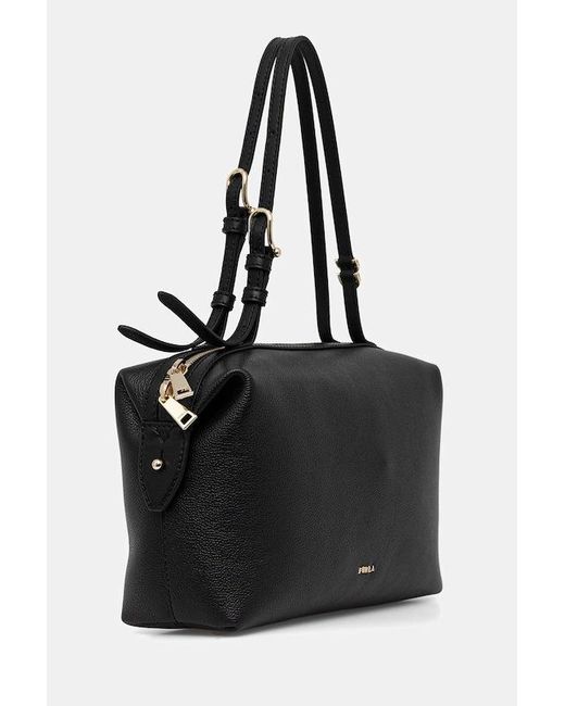 Furla Black Leather Handbag