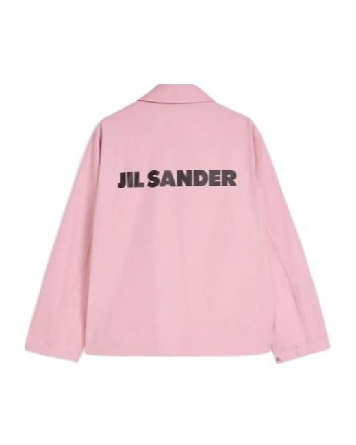 Jil Sander Pink Button-Up Jacket