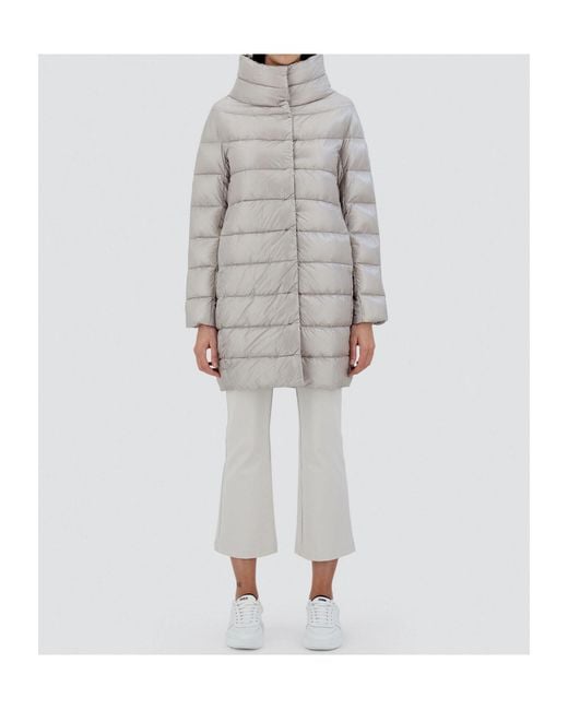 Herno Gray Dora Ultralight Down Jacket