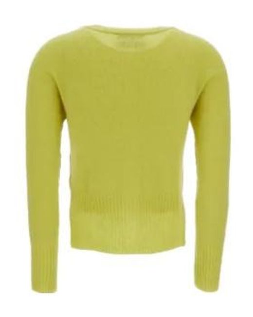 Simone Rocha Green Crystal-Detail Cardigan