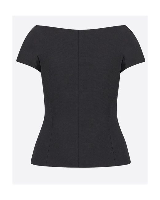 Dior Black Off-The-Shoulder Jacket