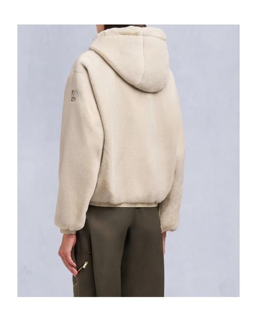 Moose Knuckles Natural Eaton Bunny Reversible Zipped Jacket