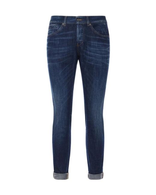 Dondup Blue Jeans With Belt Loops for men