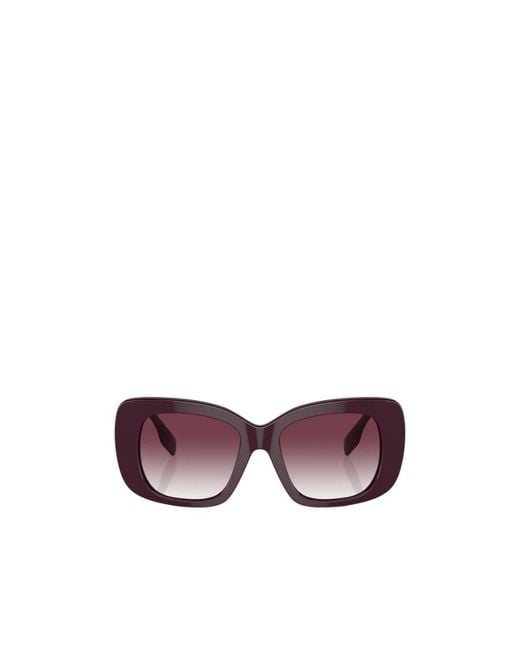 Burberry Purple Eyewear Cat-Eye Sunglasses