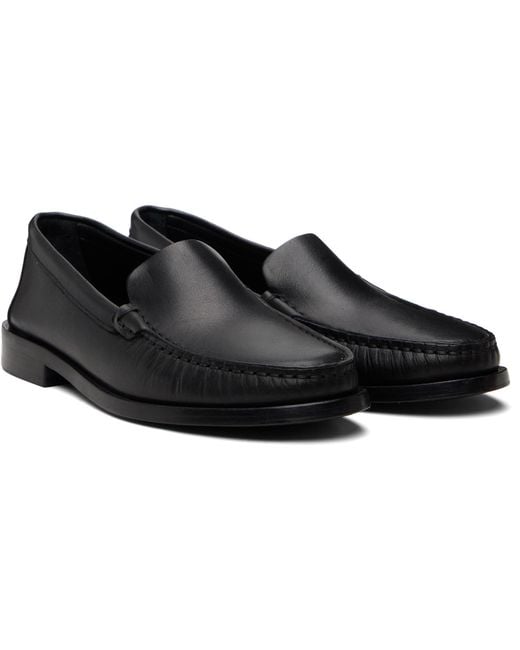 Aeyde Black Arthur Loafers