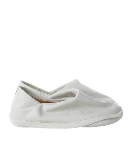 CAMPERLAB Gray Leather Flats