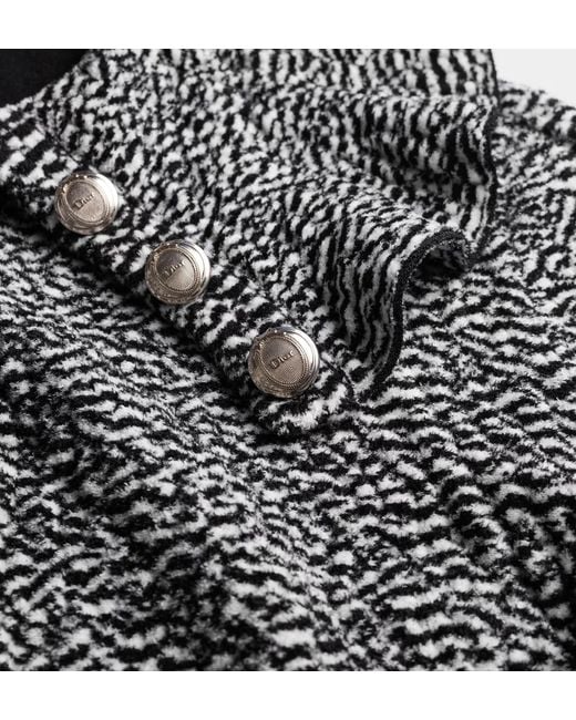Dior Gray Fitted Cardigan