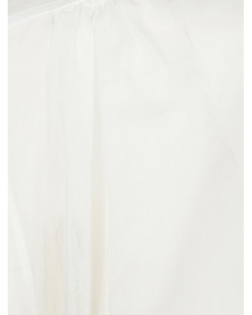Forte_forte White Buttoned Shirt