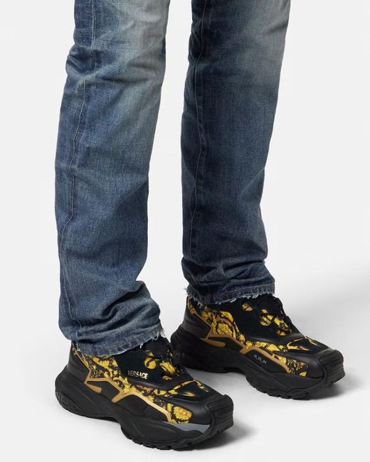 Versace Black Mercury Sneakers for men
