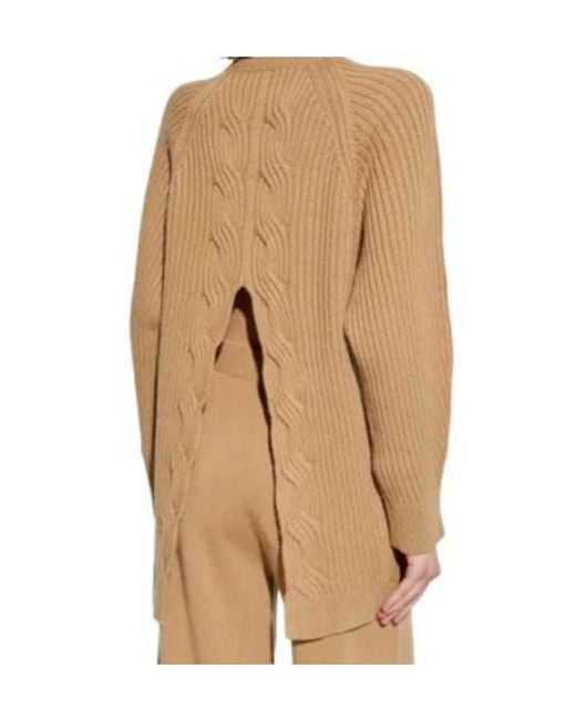 Max Mara Natural Alcazar Turtleneck Knitted Jumper