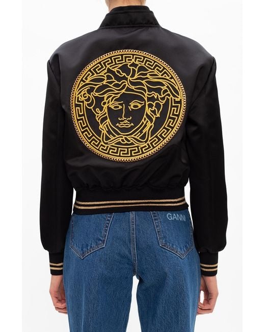 Versace Black Medusa Bomber Jacket