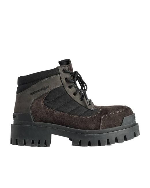 Balenciaga Black Combat Strike Low Boot
