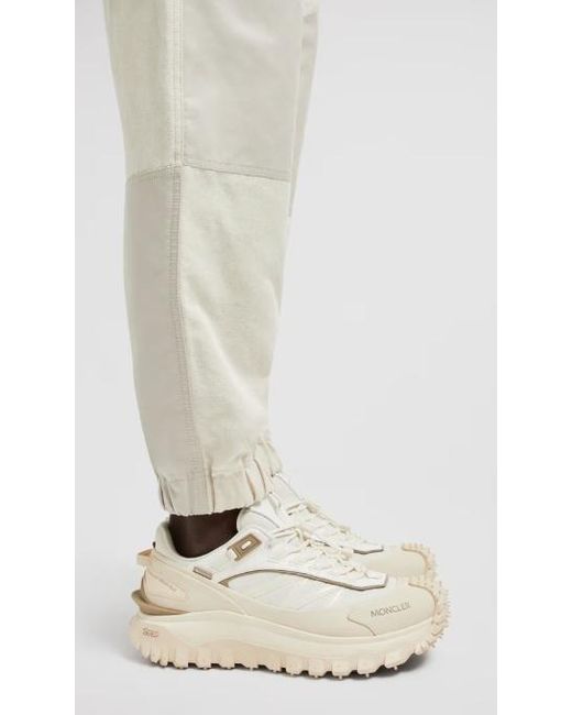 Moncler Natural Cotton Linen Jogging Pants for men