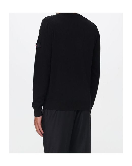 Peuterey Black Crew Neck Pullover for men