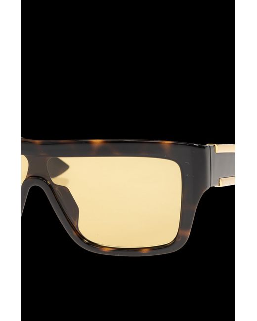 Bottega Veneta Metallic Full Frame Sunglasses