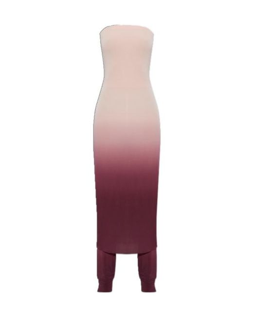 Alaïa Purple Alaïa Gradient Jersey Jumpsuit