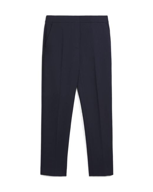 Max Mara Black Pegno Slim-Cut Trousers