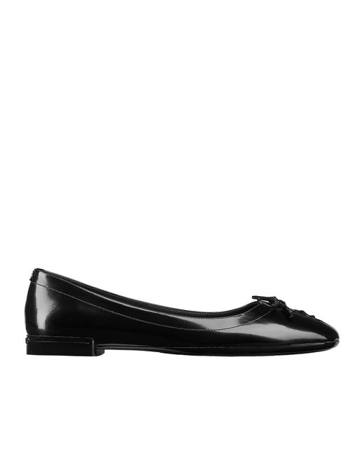 Jimmy Choo Black Scarlett Lace-Up Ballet Flats