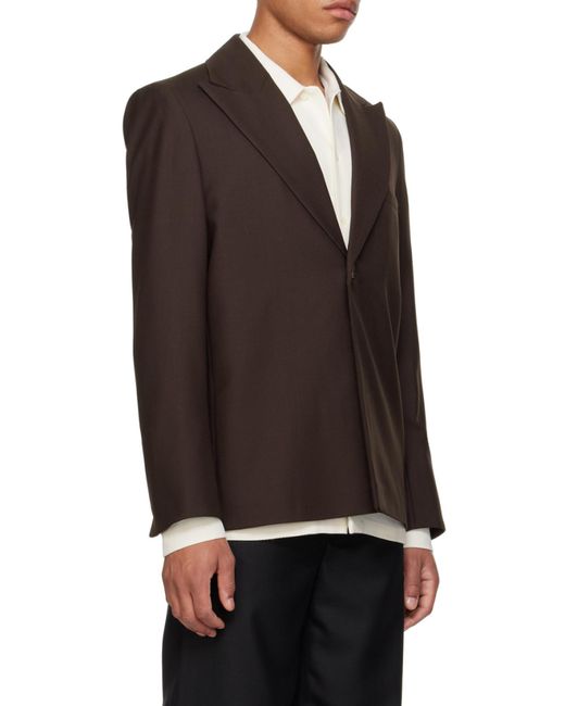 ブラウン Séfr Seydou テーラードジャケット XL Séfr Séfr Seydou Blazer in Black for Men | Lyst