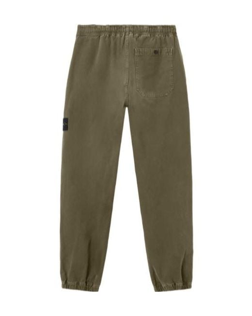 Stone Island Green Jogger Trousers for men