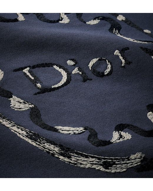 Dior Blue Fitted T-Shirt