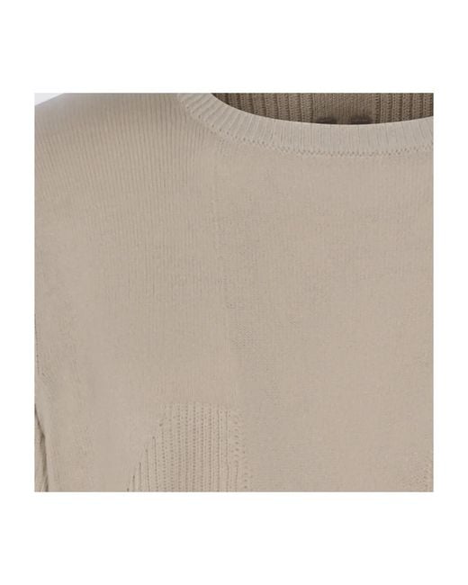 Rick Owens Natural Round Neck Pullover for men