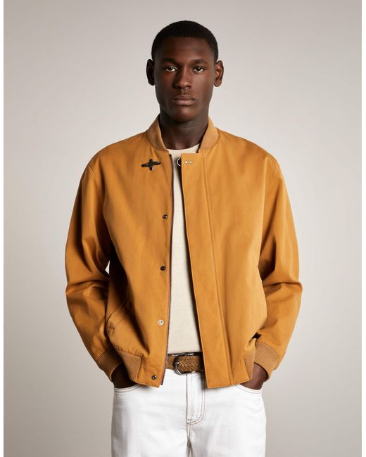 Fay Brown Long-Sleeved Casual Jacket for men