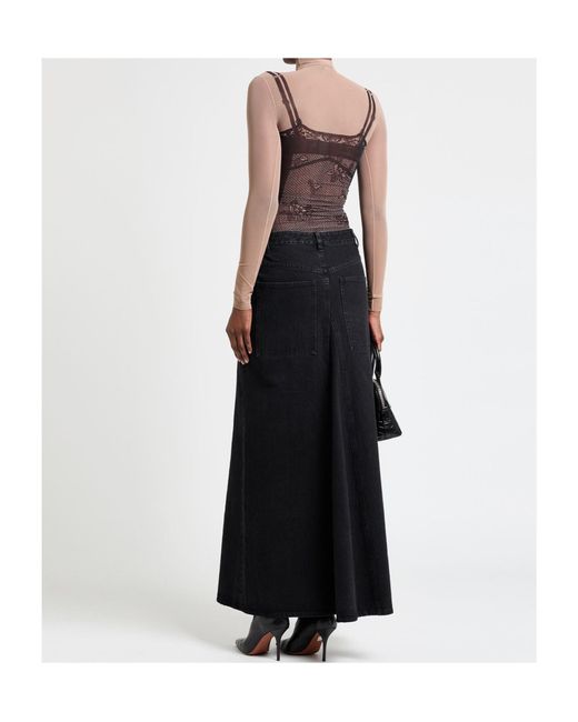 Balenciaga Black Lace Tulle Top
