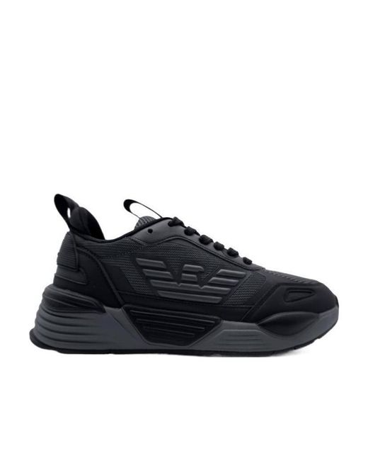 EA7 Blue Logo Casual Sneakers for men