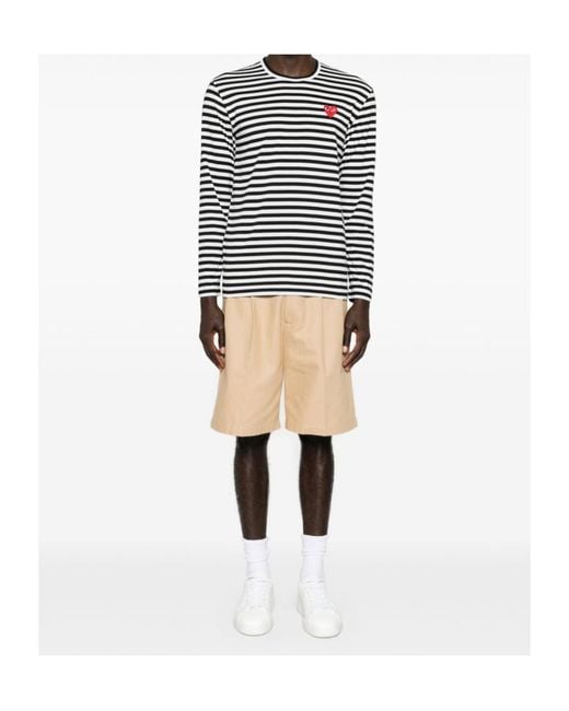 Comme des Garçons Blue Striped T-Shirt
