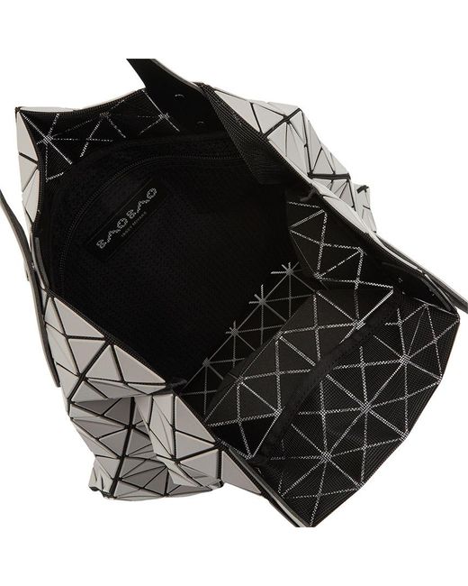 Issey Miyake White Prism Matt Geometric Pattern Handbag