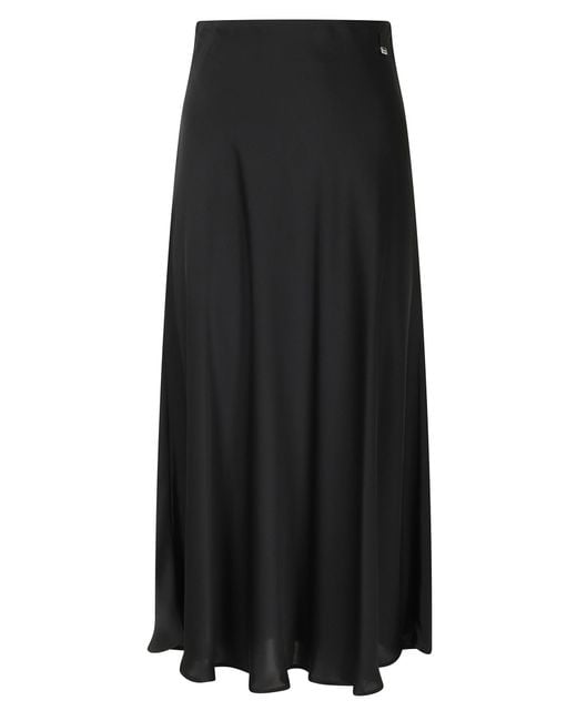 Herno Black Midi Skirt