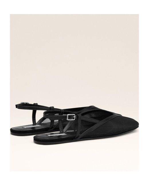 AMI Black Croisette Ballet Flats