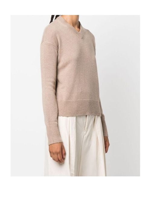 Max Mara Natural 'S V-Neck Long-Sleeved Jumper