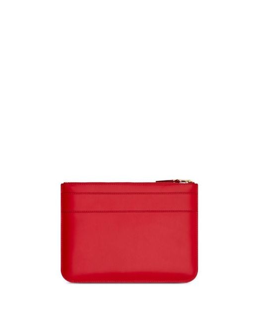 Comme des Garçons Red Zip Wallet for men