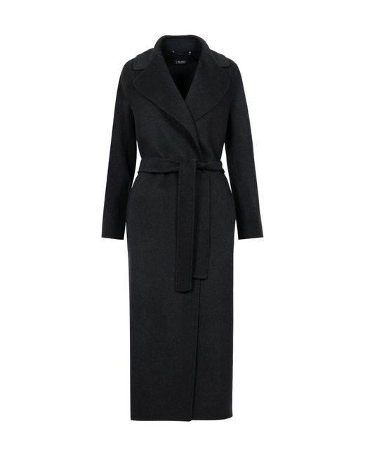 Max Mara Black Long-Sleeved Coat