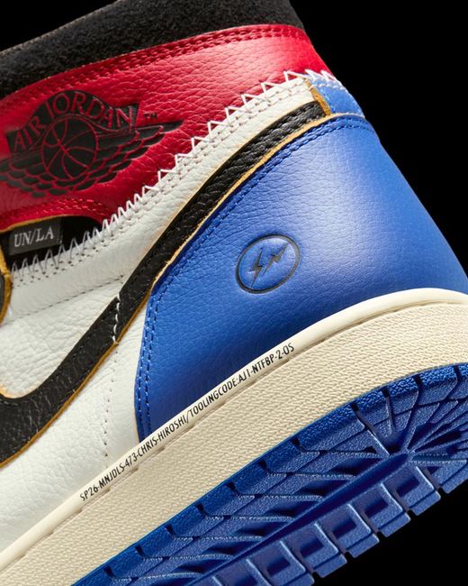 Nike Multicolor X Jordan Air 1 Retro High-Top Sneakers for men