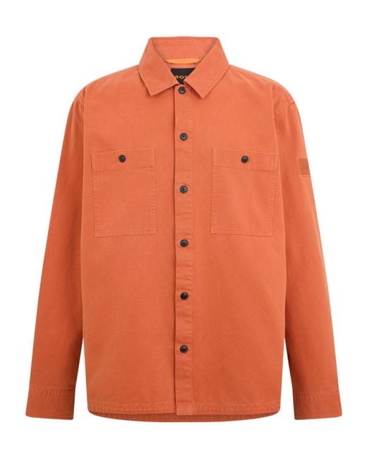 Boss Orange Solid Casual Jacket for men