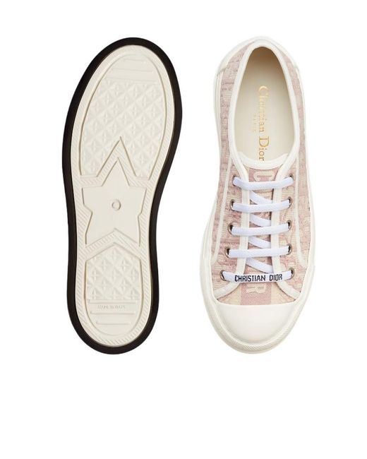 Dior White Christian Walk N Low-Top Sneakers