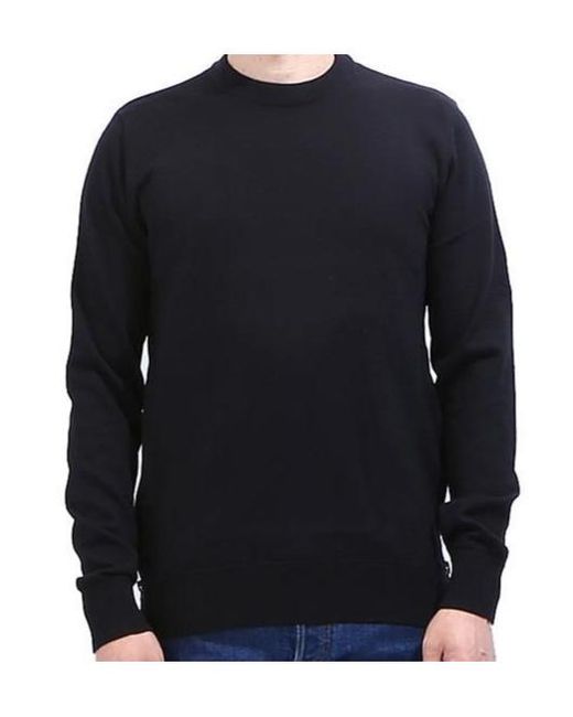 Balmain Blue Long Sleeve Sweater for men