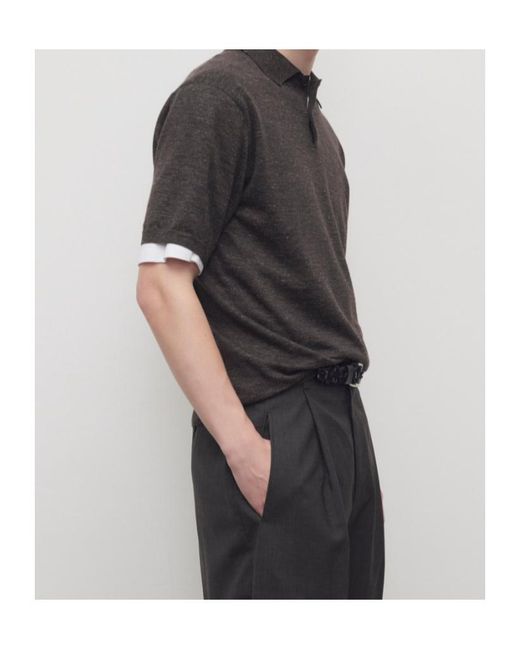 The Row Black Borges Top for men