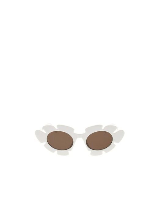 Loewe White Flower Frame Sunglasses