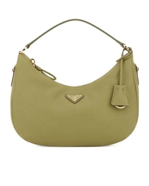 Prada Green Zippered Handbag