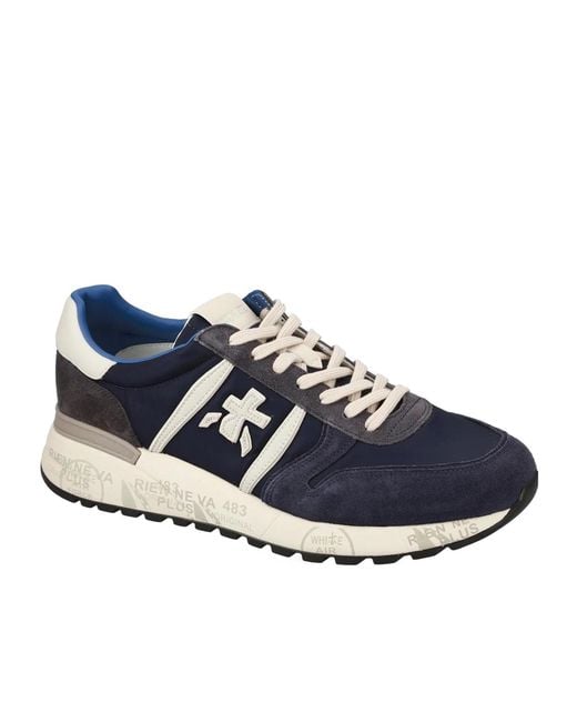 Premiata Blue Lander Sneakers for men
