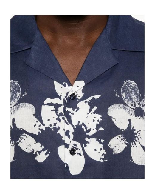 Iceberg Blue Short-Sleeved Shirt for men