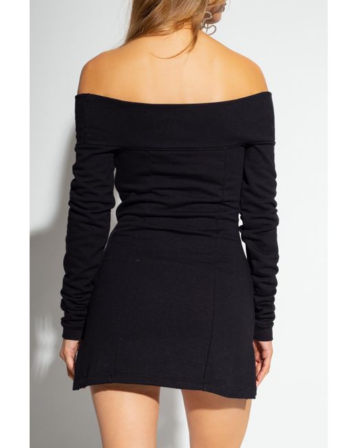 Gcds Black Strapless Dress