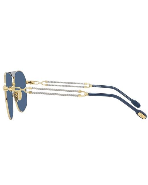 Fred Blue Logo Sunglasses for men