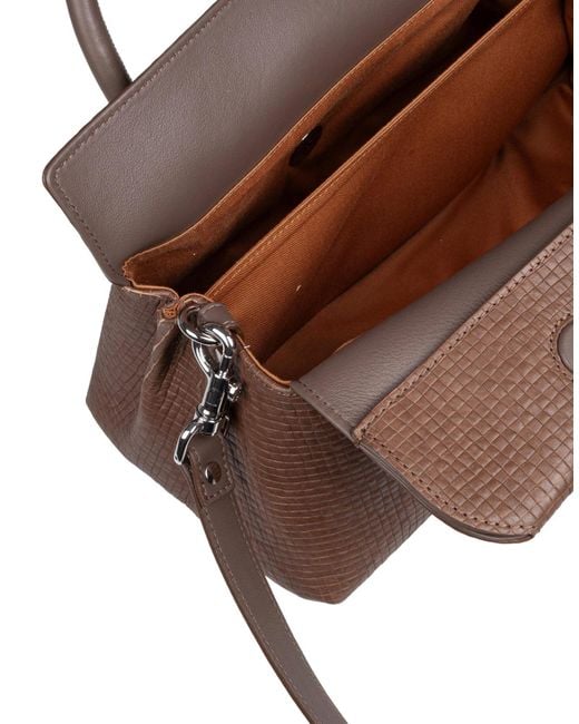 Zanellato Brown Top-Handle Shoulder Bag
