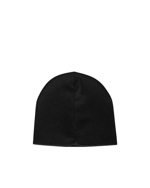 Versace Jeans Black Couture Contrasting Logo Beanie Hat